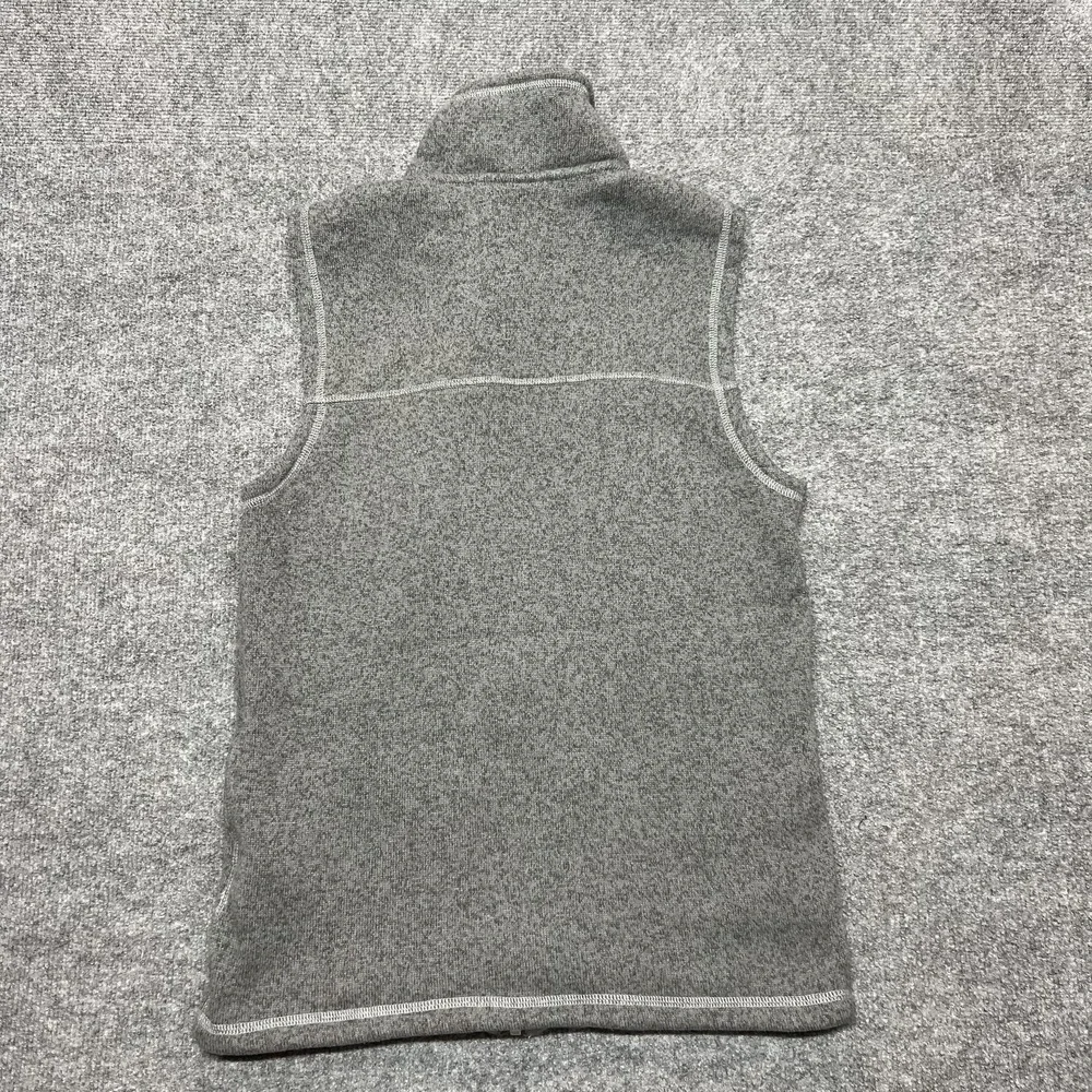 The North Face Vest Mens Small Gray Fleece Full Zip Outdoor Hiking NF0A3YR9